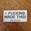 I fucking made this. Spektakelstrik