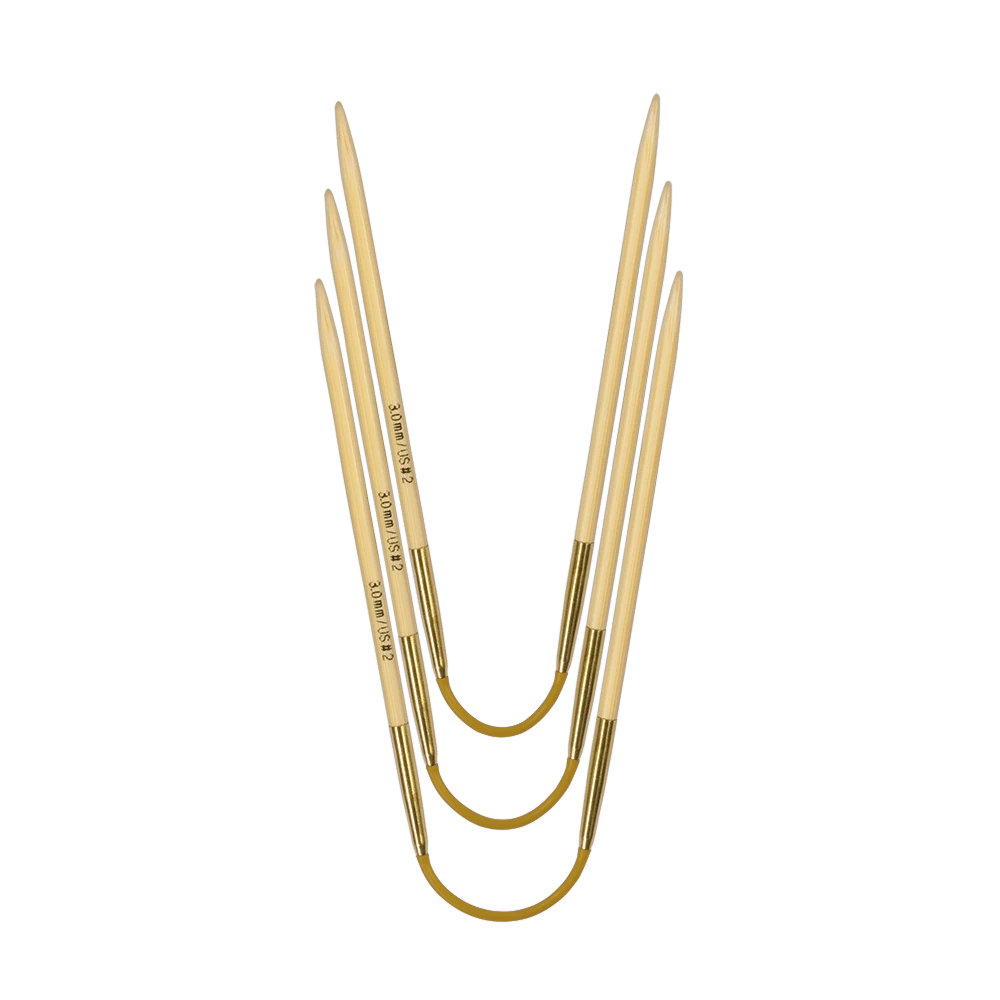 Addi CraSyTrio Bamboo - Rundstrikkepinde - Billede 2