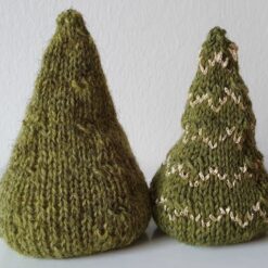 Strikkekit til 3 små juletræer - Billede 4