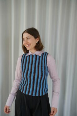 Axis Top — strikkekit, ensfarvet