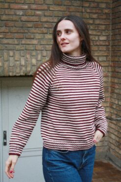 Stripe Overload Turtleneck — strikkekit