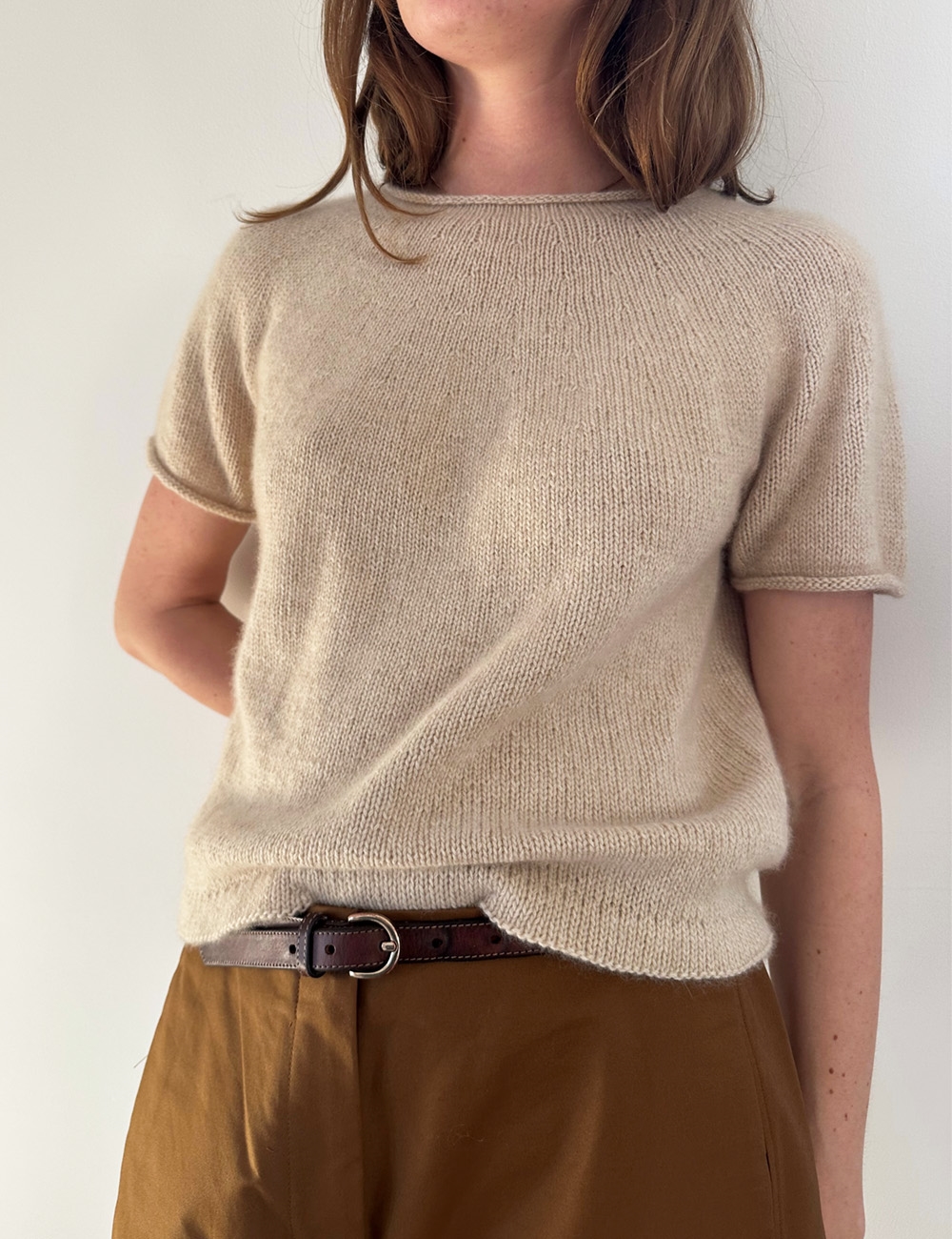 Plain Yoke Cashmere (lange ærmer) — garnpakke