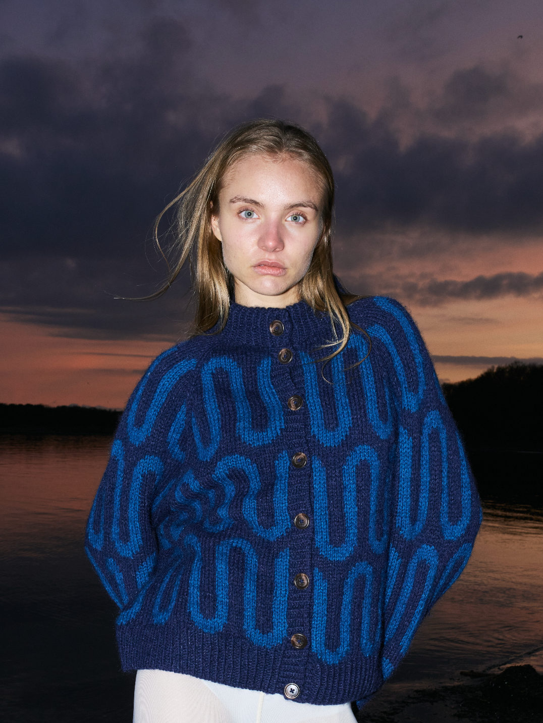 Wave Cardi — strikkekit, Fivel