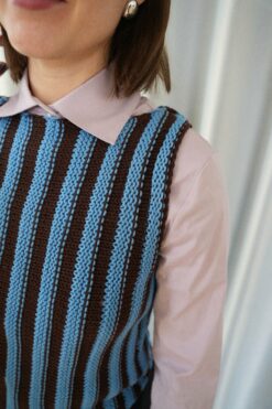 Axis Top — strikkekit, ensfarvet