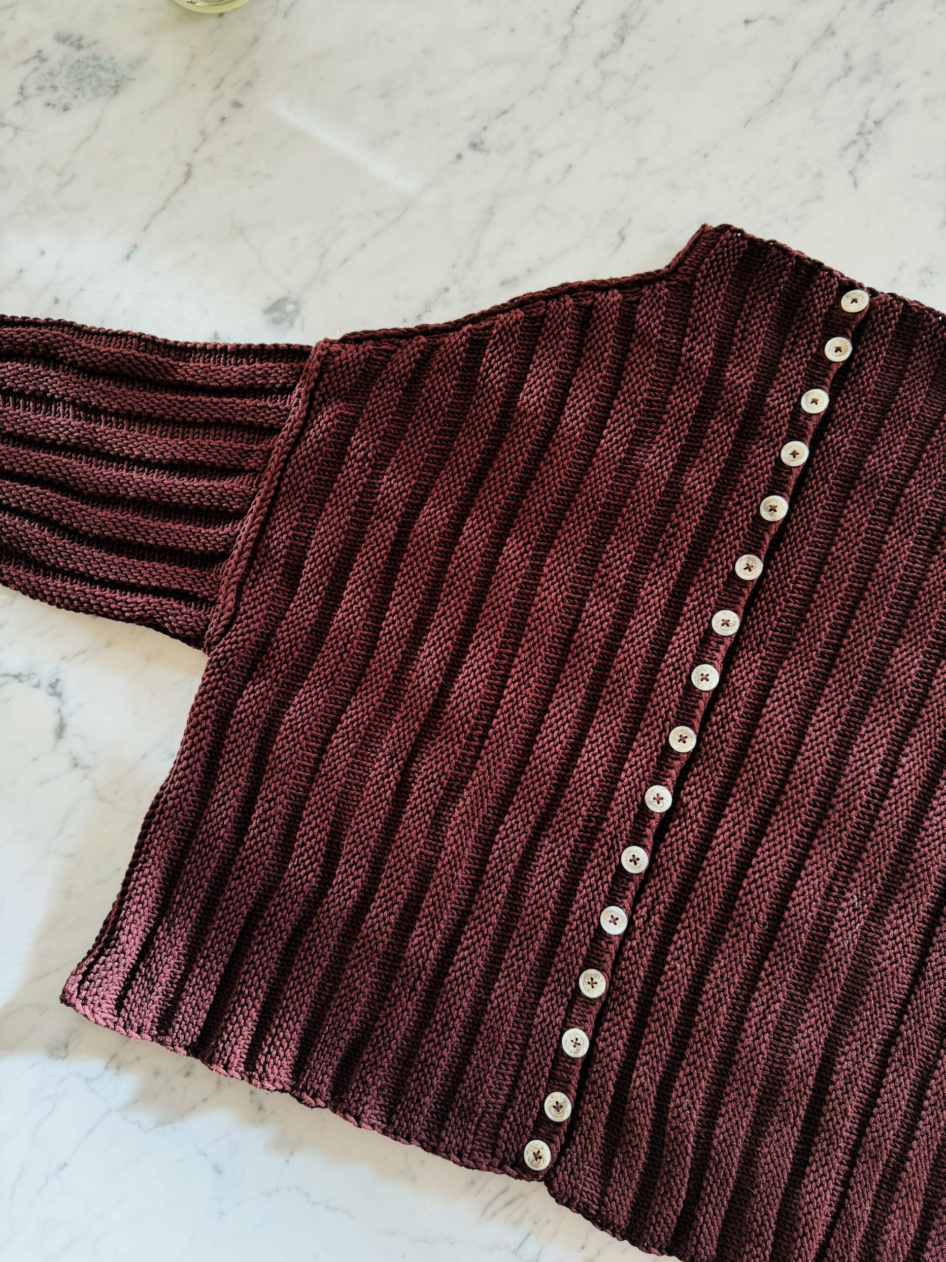 Axis Cardigan — strikkekit, duo