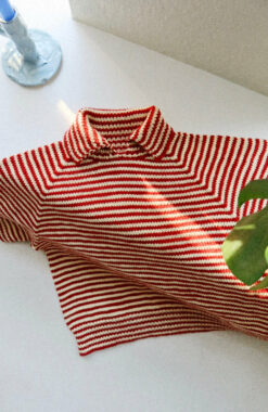 Stripe Overload Polo Tee — strikkekit