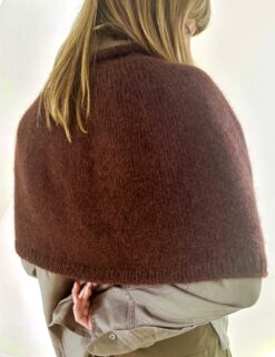 Plain Yoke Poncho — garnpakke