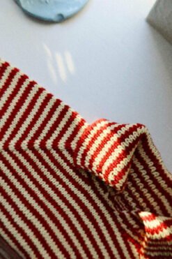 Stripe Overload Polo Tee — strikkekit