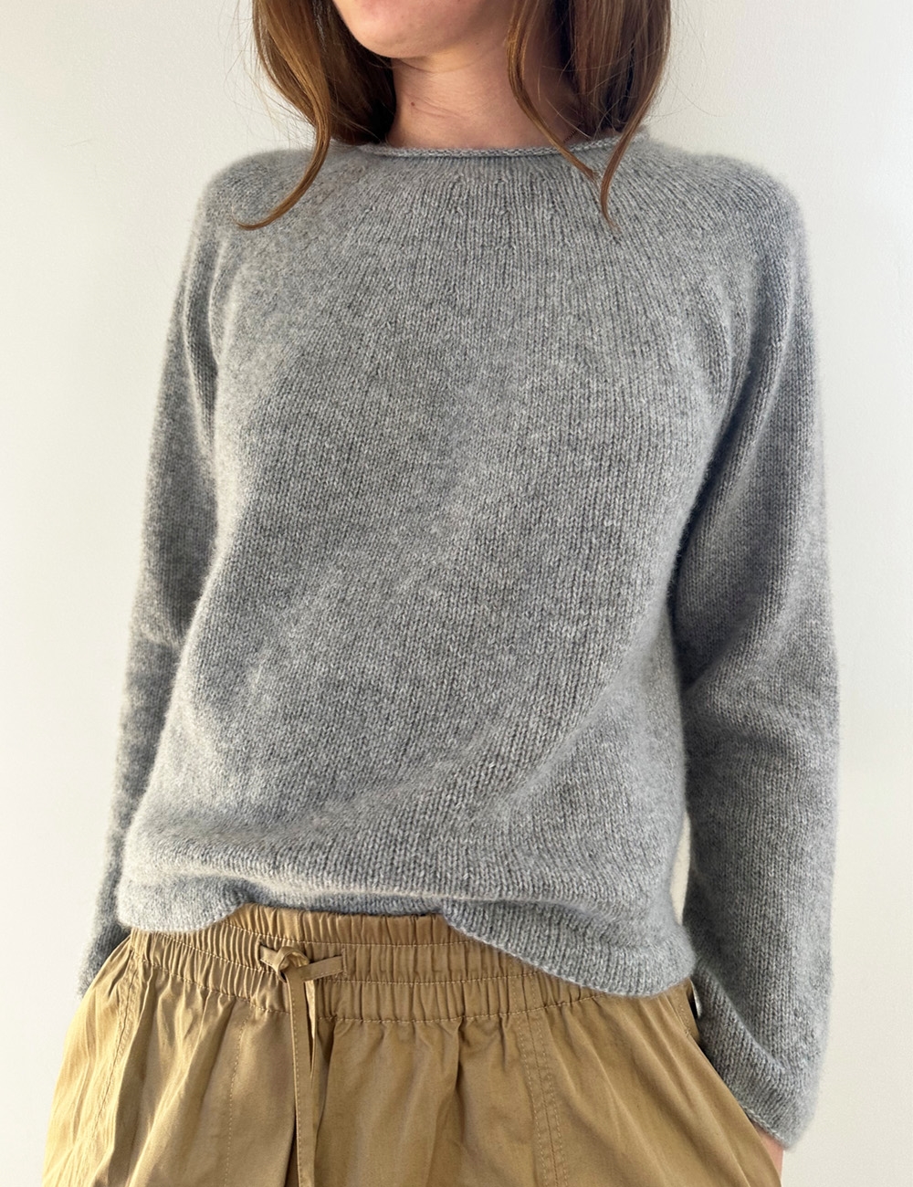 Plain Yoke Cashmere (lange ærmer) — garnpakke