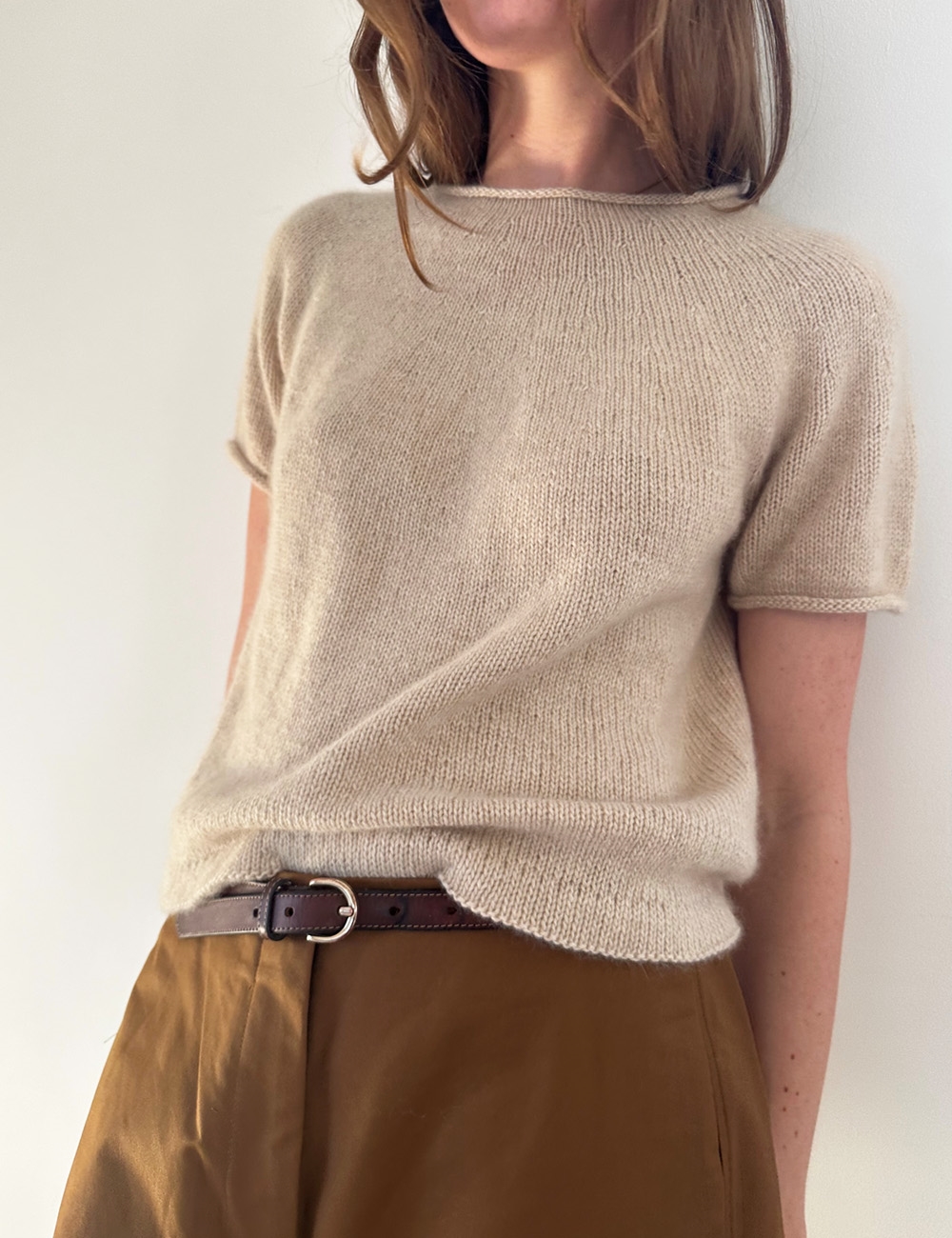 Plain Yoke Cashmere (lange ærmer) — garnpakke