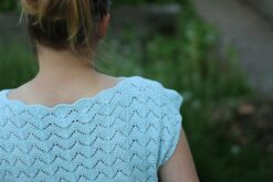 Sommer Vibe Top — strikkekit, Økologisk Pimabomuld - Billede 2