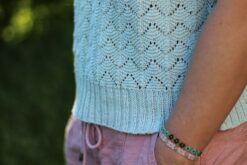 Sommer Vibe Top — strikkekit, Økologisk Pimabomuld - Billede 4