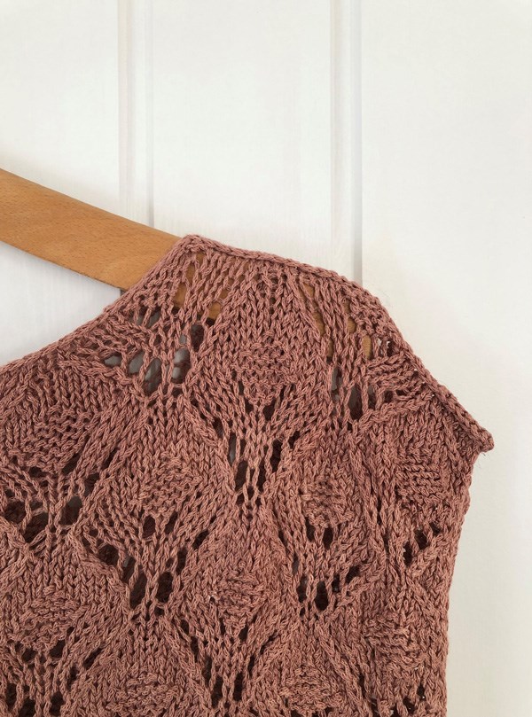 Hortensia Top — strikkekit, Løvetand - Billede 6