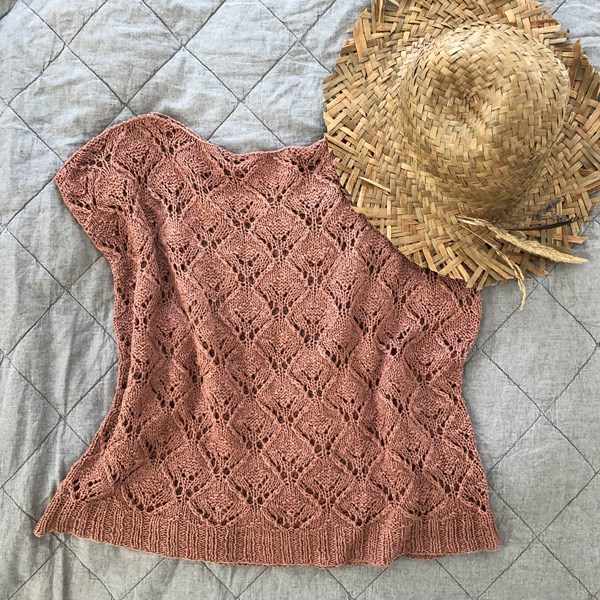 Hortensia Top — strikkekit, Løvetand - Billede 7