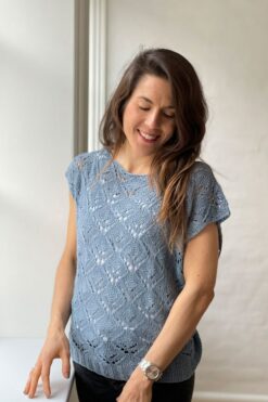Hortensia Top — strikkekit, Løvetand - Billede 8