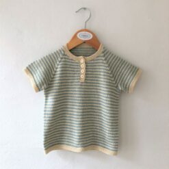 Eriks T-shirt — strikkekit, Økologisk Pimabomuld - Billede 8