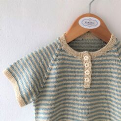 Eriks T-shirt — strikkekit, Økologisk Pimabomuld - Billede 9