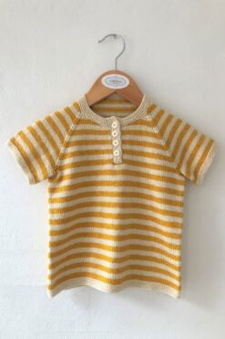 Eriks T-shirt — strikkekit, Økologisk Pimabomuld - Billede 10