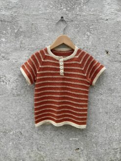 Alternative view of Kajas T-shirt — strikkekit, Økologisk Pimabomuld