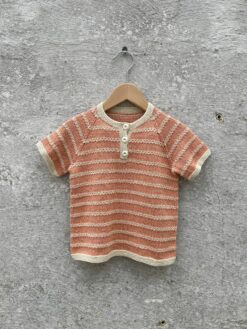 Kajas T-shirt — strikkekit, Økologisk Pimabomuld