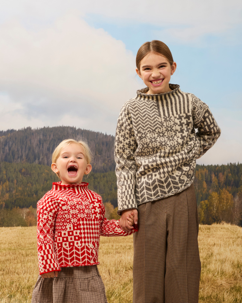 Nordic Mix Sweater Mini — strikkekit - Billede 2