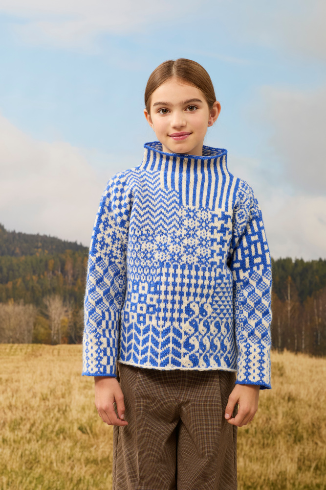 Nordic Mix Sweater Mini — strikkekit - Billede 3