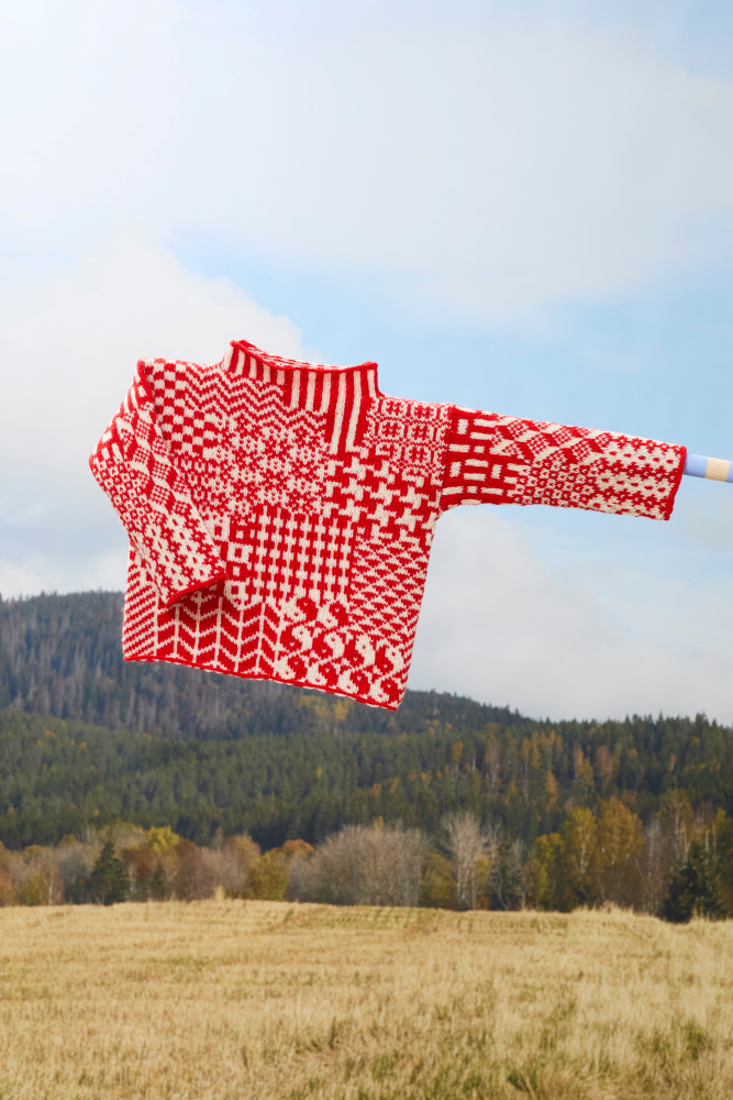 Nordic Mix Sweater Mini — strikkekit - Billede 5