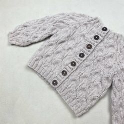 Olive Cardigan, baby — strikkekit - Billede 2