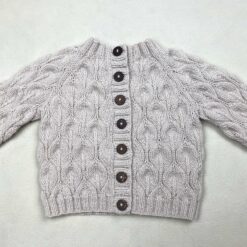 Olive Cardigan, baby — strikkekit - Billede 3