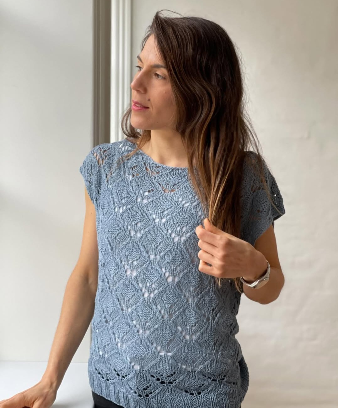 Hortensia Top — strikkekit, Løvetand