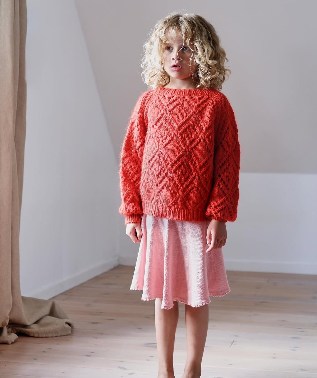 Olives Swing Skirt (Merino) — strikkekit - Billede 4