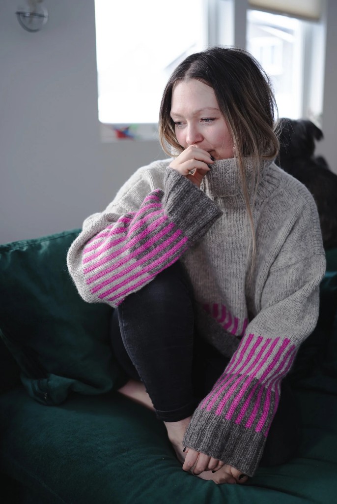 Simone Sweater Light - strikkekit, Fivel