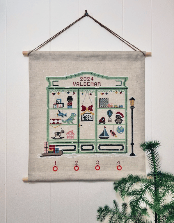 Grøn – broderikit fra Pomp Stitch