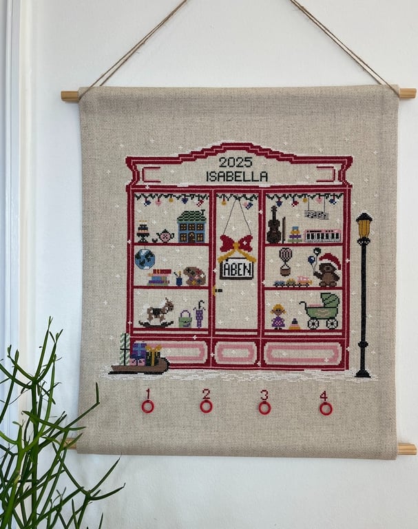 Rød – broderikit fra Pomp Stitch