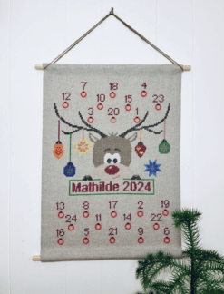 Christmas with Rudolph – broderikit fra Pomp Stitch