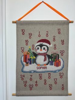 Penguin – broderikit fra Pomp Stitch