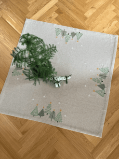 Juletræer – broderikit fra Pomp Stitch