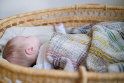 Aftenstrikk babypledd — strikkekit - Billede 4
