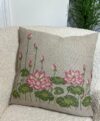 Pink Lotus – broderikit fra Pomp Stitch