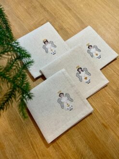 Angels (4 stk.) – broderikit fra Pomp Stitch