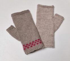 Helles halve handsker - strikkekit, Cashmere Mondial - Billede 3
