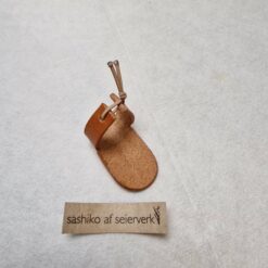 Sashiko fingerbøl i læder
