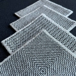 Blackwork kaffebrikker – broderikit