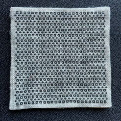 Blackwork kaffebrikker – broderikit - Billede 4