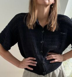 Alternative view of Lacey Loop Cardigan — garnpakke