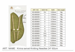 Tulip Knina Swivel rundpinde, bambus - Billede 5